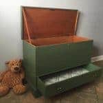 Transform an Antique Storage Chest To Custom Toy Box