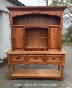 thomasville, vintage, sideboard, hutch, painted furniture, staten island