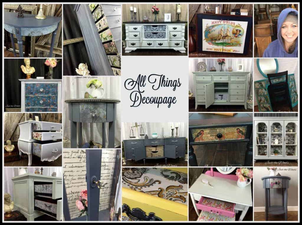 How to Decoupage Tutorial by Just the Woods