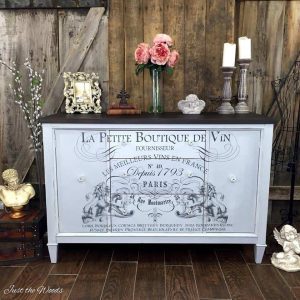 Painted Furniture with Image Transfer