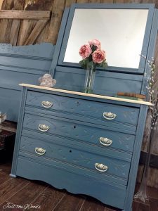 cottage style decorating, Painted Antique Furniture, painted dresser, eastlake, shabby chic, rustic furniture, vintage dresser