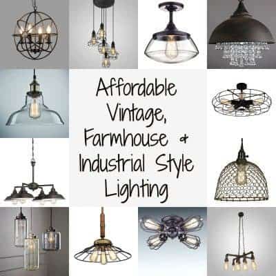 Vintage, Farmhouse & Industrial Style Lighting