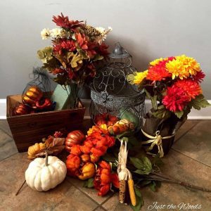 Fall Home Decor, craft supplies