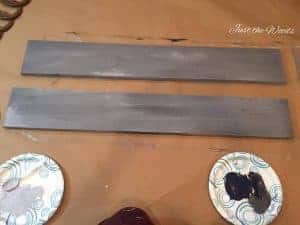 how to make wood look weathered with paint and stain