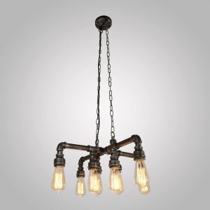 vintage style metal pipes