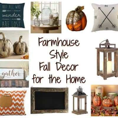 Farmhouse Style Fall Decor for the Home