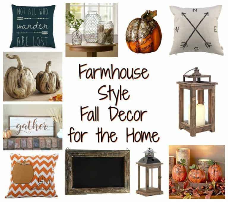 farmhouse style fall decor