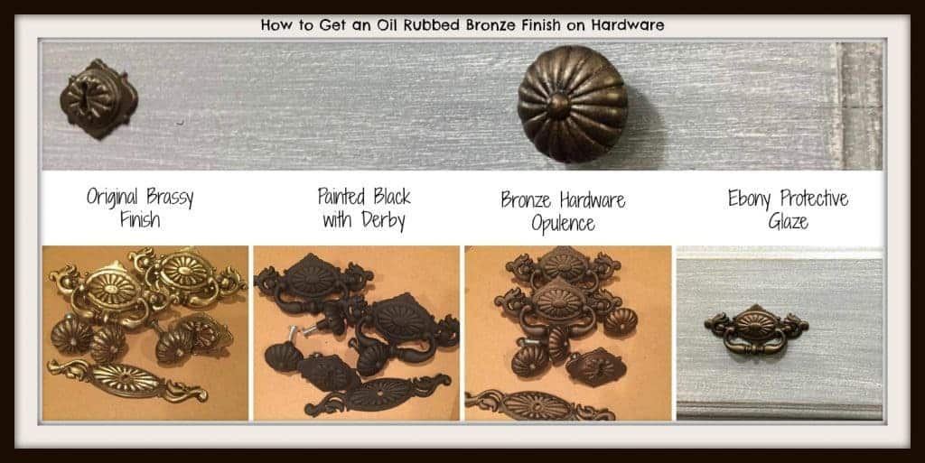 how to paint hardware, oil rubbed bronze hardware, vintage hardware, paint hardware