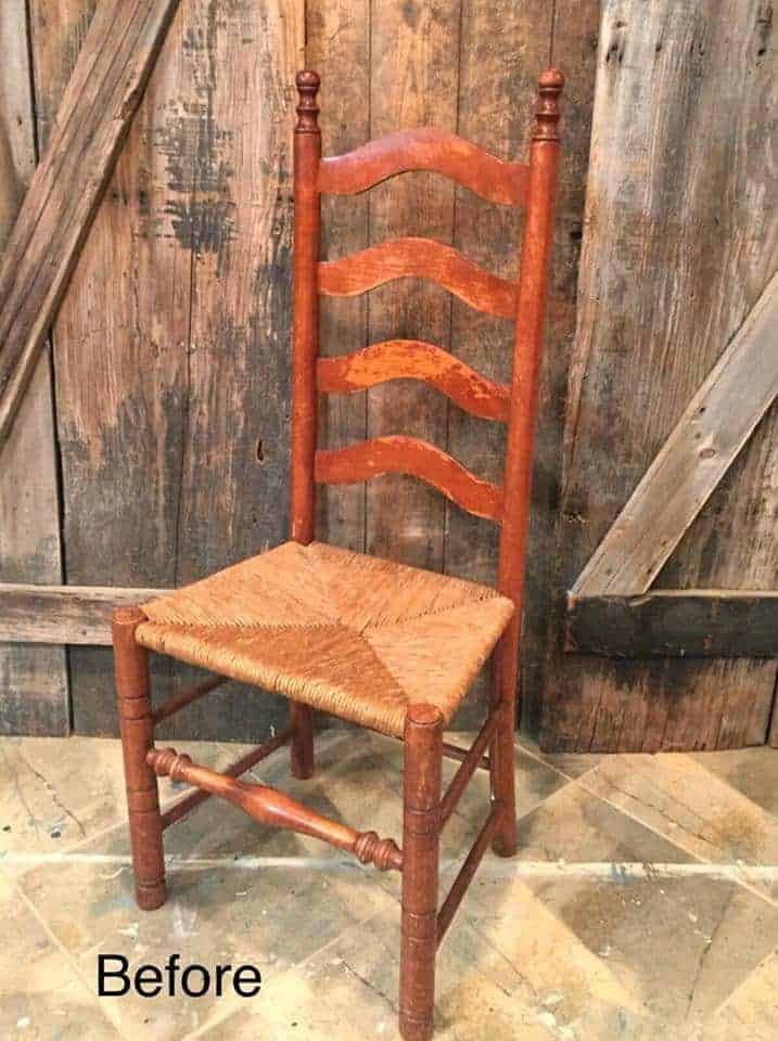 How to Paint the Perfect Ladder Back Chair the Easy Way
