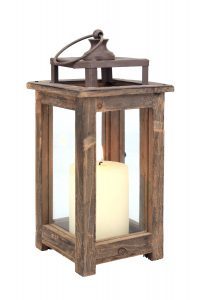 Rustic Wood Lantern