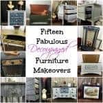 Fabulous Decoupaged Furniture Makeovers