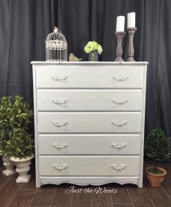 Cottage Chic Stenciled Dresser