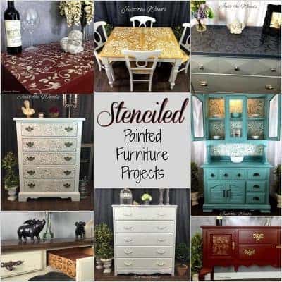 10 Amazing Stenciled Painted Furniture Projects