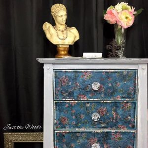 weathered-lingerie-chest-with-decoupage