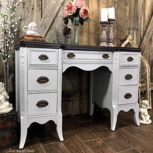 antique, vintage furniture, painted desk, nyc, just the woods, shabby chic