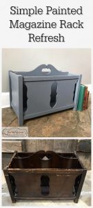 magazine rack, vintage furniture, painted furniture, staten island, chalk paint