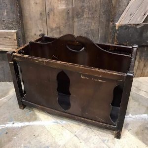 magazine-rack-unfinished, vintage magazine rack