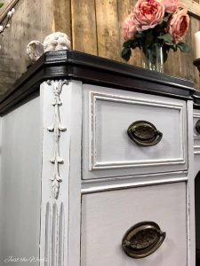 raised details, distressed details, distressed furniture, painted furniture, chalk paint