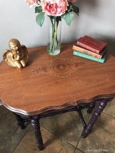 wood grain, antique table, furniture restoration, burl wood, crotch