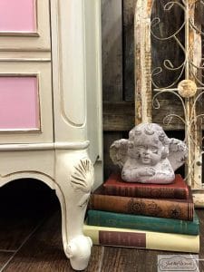 antique-details-on-feet, painted french provincial furniture, pink chalk paint