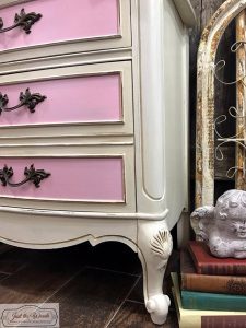 curvy-french-provinicial-nighstand, curvy furniture, shabby chic, chalk paint, non toxic, kids furniture, nj