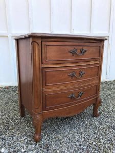 french-provincial-chest-of-drawers, unfinished vintage furniture