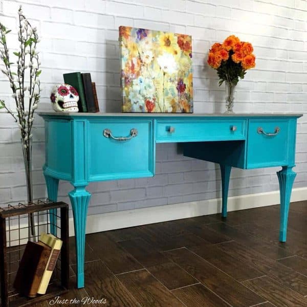 Collection of Ten Amazing Vintage Desk Makeovers