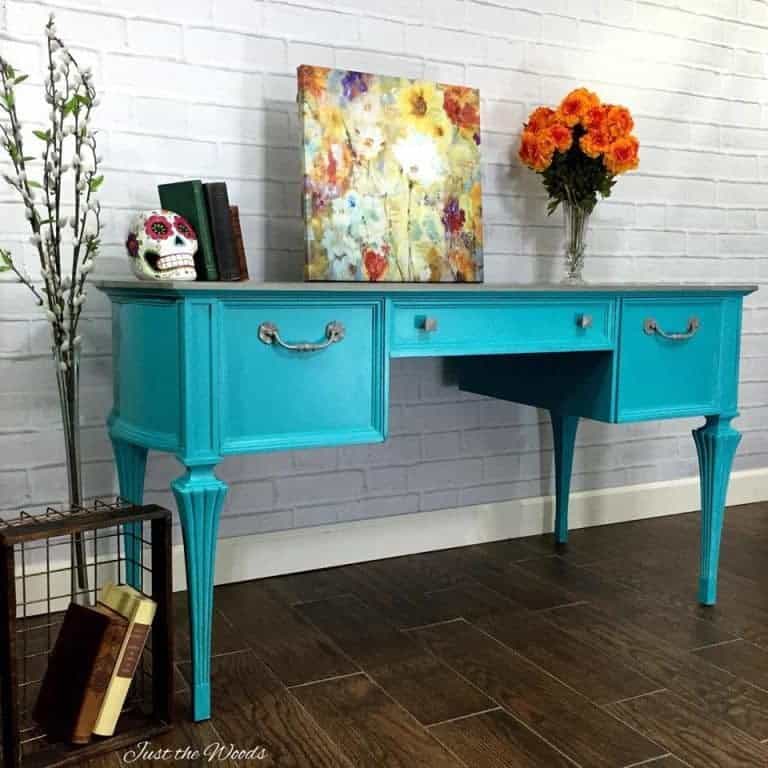 Collection of Ten Amazing Vintage Desk Makeovers