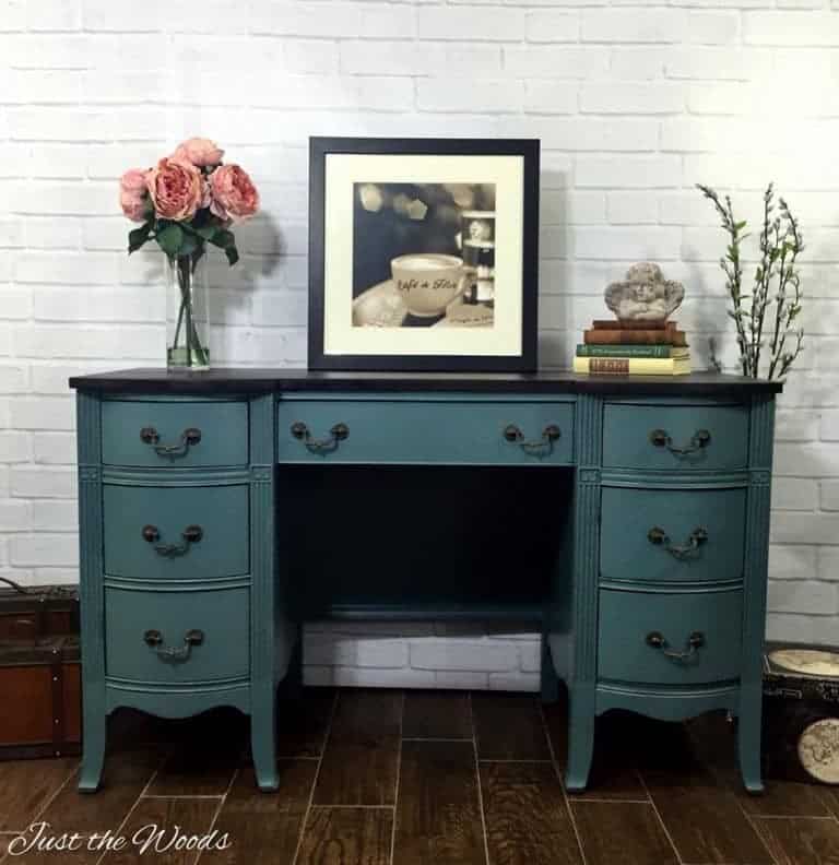 Collection of Ten Amazing Vintage Desk Makeovers