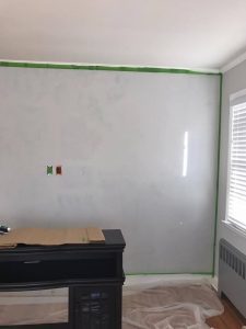 frog-taped-wall, wall prep for lime paint, pure and original