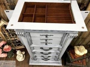 French country jewelry shop armoire