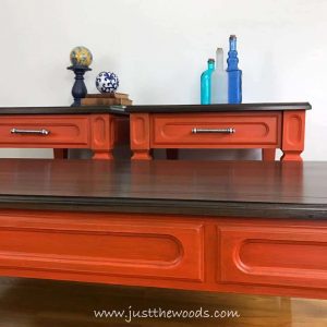 mersman-wood-painted-tables, painted tables, orange painted tables, new york, staten island