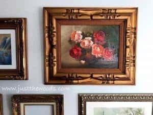 vintage-art, vintage paining, gallery wall