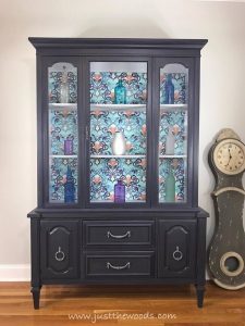 Painted discount chinese cabinet
