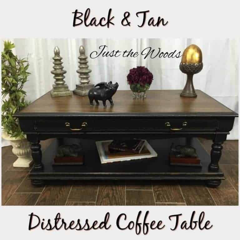 Black distressed side table hotsell
