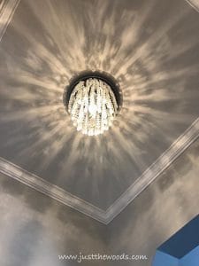 chandelier-and-crown-molding, crystal chandelier, light fixture