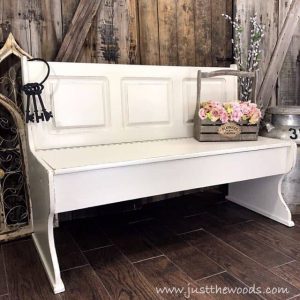 Farm style bench with storage discount