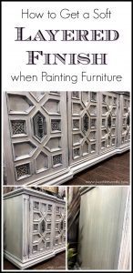 layered paint, dry brush, ornate furniture, painted furniture