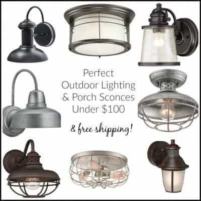 Perfect Outdoor and Porch Lights Under $100