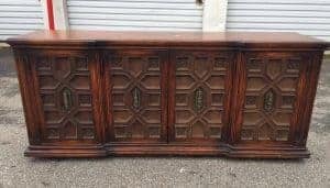 vintage-buffet, ornate buffet, vintage furniture, unfinished furniture, staten island, new york