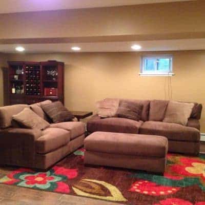 Basement Makeover – From Concrete to Complete