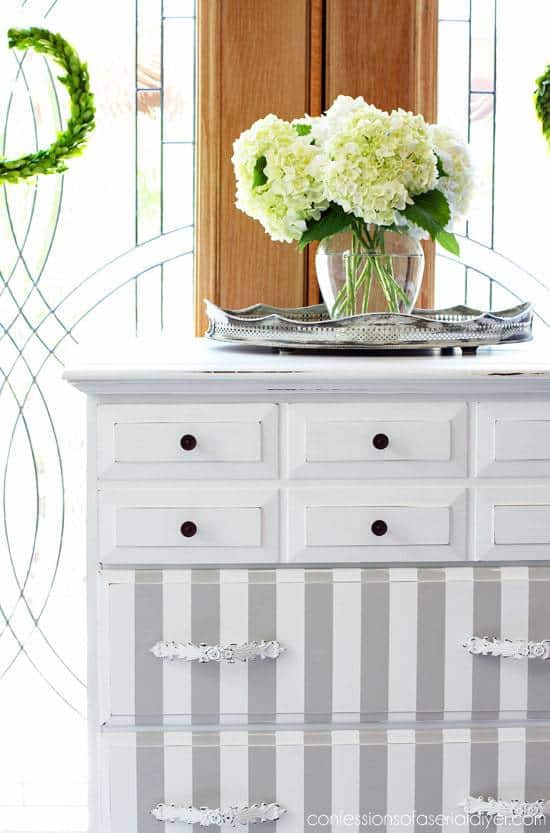 french-linen-and-white-striped-dresser