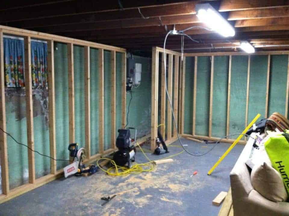 Basement remodel