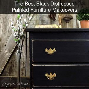 The Best Black Distressed Painted Furniture Makeovers