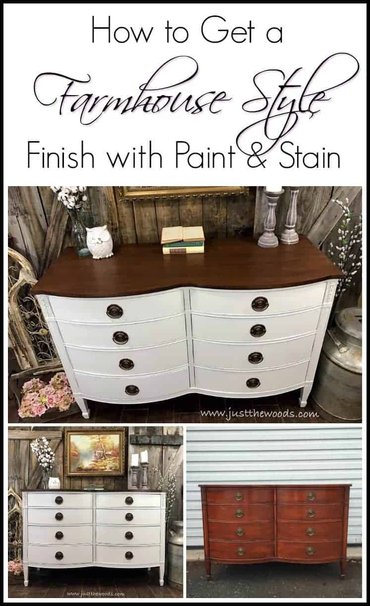 How to Get Farmhouse White Painted Furniture by Just the Woods