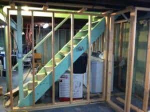 frame-closets, how to frame out walls, finishing the basement, building walls