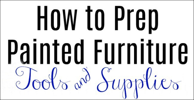 no prep, painted furniture, supplies