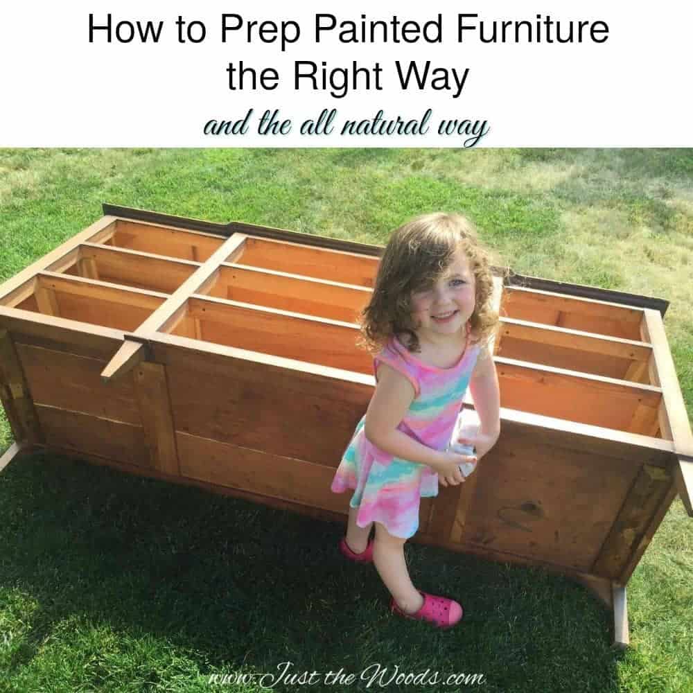 how to prep painted furniture
