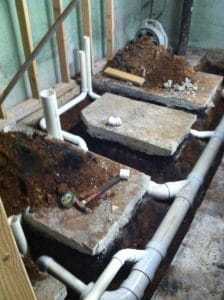 new-water-pipes, installing a bathroom, bathroom pipes