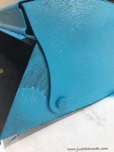 painted-blue-over-primer, how to paint metal